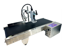 Impresoras automáticas de inyección de tinta, máquina de codificación en línea térmica integrada con codificación de transportador todo en uno con impresora de correa, 1 unidad