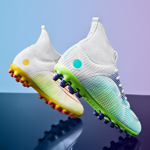 Chaussures <span class=keywords><strong>de</strong></span> football personnalisées pour hommes, crampons montants, baskets <span class=keywords><strong>de</strong></span> football, chaussures <span class=keywords><strong>de</strong></span> football pour gazon, futsal et extérieur - Product Image 3