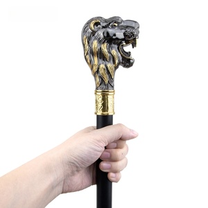 Bastón de Moda para Hombre, Bastón Decorativo para Fiestas, <span class=keywords><strong>Bastones</strong></span> de Lujo, Elegante Bastón con Mango de Aleación con Cabeza de León - Product Image 2