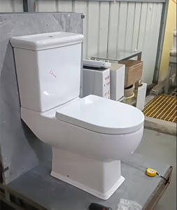 Lavabo sur mesure Casa de Banho salle de bain moderne articles sanitaires en céramique sans rebord fermé couple bol occidental toilette <span class=keywords><strong>wc</strong></span> <span class=keywords><strong>acheter</strong></span> - Product Image 2