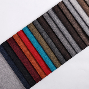Tissu d'ameublement pour canapé 100% polyester aspect <span class=keywords><strong>lin</strong></span> teint respirant de poids moyen 250 GSM - Product Image 5