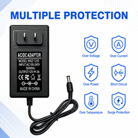 Adaptateurs secteur muraux durables en gros avec prises multiples (US, EU, UK, AU) 12V 3A 36W pour commutateur HDMI et concentrateur réseau