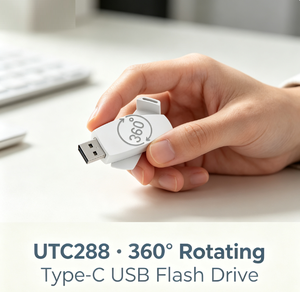 Clé USB 2-en-1 OTG UTC288, double interface USB 2.0 Type-C, clé USB portable pour le bureau, stockage de données, clé USB 16 Go - Product Image 2
