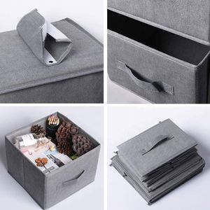Closet Hanging <b>Shelves</b> Organizer, Collapsible Hanging Closet Organizer with Drawers for Sock, Clothes, Bra, Toys - Product Image 3