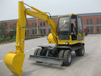 Excavator Roda Baru Merek Teratas China WYL65 Mesin 42kw Efisiensi Tinggi Kapasitas Bucket 1.2m3 Garansi 1 Tahun Harga Pabrik