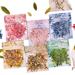 20 hojas por paquete Tsubaki Yumuno Creative Handbook Sticker Pack Vintage Pet Handbook Stickers - Product Image 1