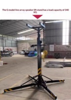 Soporte de Iluminación de Manivela Resistente para Bodas y Eventos, Torre de Elevación Telescópica para Luces Móviles de Escenario, Equipo de Alquiler