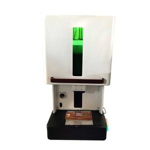 Machine de marquage laser à fibre Raycus 30-50W - Gravure 3D CNC et élimination des vergetures métalliques, prise en charge AI/BMP, portable, de table - Product Image 1