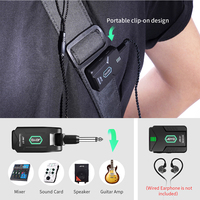 Système de monitoring intra-auriculaire sans fil JOYO JW-07 2.4G Émetteur-récepteur de monitoring pour studio, groupe, performance live