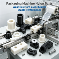 Präzisions-Spritzgussteile: Verschleißfeste Nylon-Schulterbuchsen, Positionierungspads, Unregelmäßige Kunststoff-Hardware