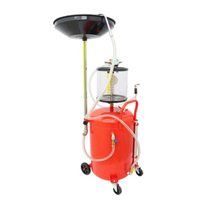 Récupérateur d'<span class=keywords><strong>huile</strong></span> de vidange d'<span class=keywords><strong>huile</strong></span> usagée portable 2 en 1 avec hauteur réglable et égouttoir pneumatique de 80 L - Product Image 1