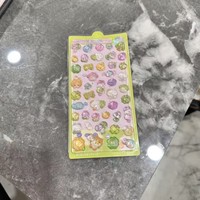 Pegatinas Decorativas de PVC Hechas a Mano con Impresión por Transferencia de Agua, con Diseño de Dibujos Animados en 3D, Relieve, Luminosas, Lindas, para Regalo