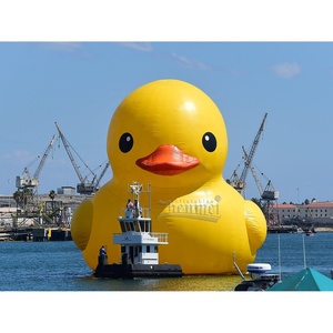 Zhenmei Tùy chỉnh cao su màu vàng vịt <span class=keywords><strong>Inflatable</strong></span> bóng khổng lồ Quảng Cáo Để bán - Product Image 4