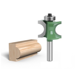Herramientas de carpintería HOZLY, rodamiento de vástago de 8mm, cortadores semicirculares, fresa de bolas, enrutador de broca de palo de madera, grabado OEM, 10 Uds. - Product Image 6