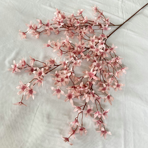 Fiore <span class=keywords><strong>di</strong></span> Oncidium colore autunno danza-bambola <span class=keywords><strong>orchidea</strong></span> fiore artificiale fiore <span class=keywords><strong>di</strong></span> ciliegio per la decorazione <span class=keywords><strong>di</strong></span> nozze - Product Image 3