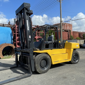 Chariot élévateur d'occasion d'origine japonaise FD2.5/3/4/5/7/10/15/16/25/30 tonnes TCM KOMATSU HYSTER fd150 avec moteur Isuzu d'origine - Product Image 1