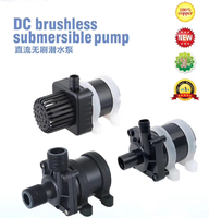 Bonne qualité DC Brushless 12V 24V pompe submersible 600L débit d'eau 5m haute tête de levage Mini pompe à eau pour le cyclisme de l'eau