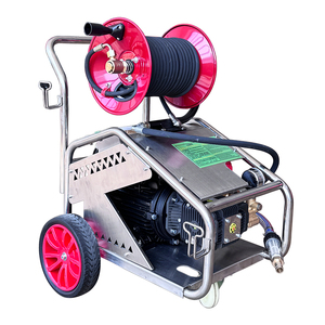 Máquina de Limpieza de Tuberías de Alta Presión LICHI, Motor Eléctrico de Alta Calidad, 20L, 100 bar, 1450PSI, Agua Fría - Product Image 6