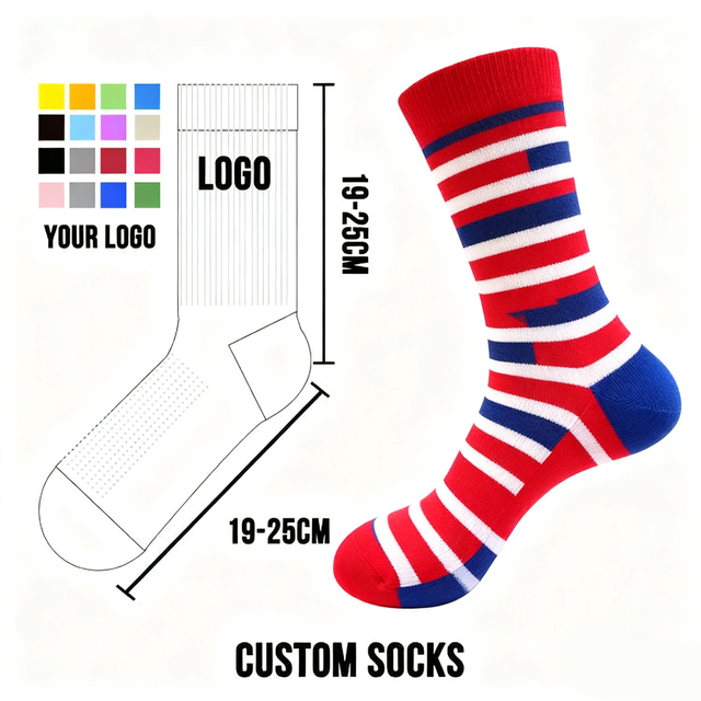 Wholesale Comfortable Breathable Sweat Absorbing Quick Dry Fashion Custom Logo Sports Cycling Socks Men