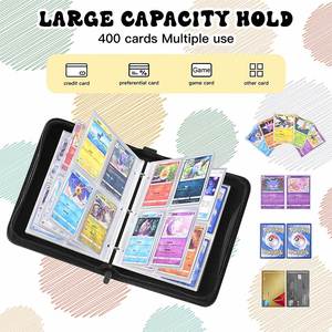 Carnet de rangement pour cartes FX |   Classeur multifonctionnel à 4 poches avec fermeture éclair et design de couverture personnalisé - Product Image 2