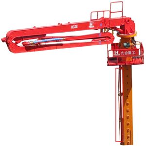 Matériel de construction de la marque JIUHE, bonne qualité, flèche de placement de béton hydraulique à escalade de sol de 28 m, 32 m, 33 m - Product Image 1