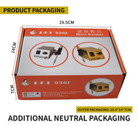 Estación de Soldadura Digital Portátil 9361, Kit de Soldadura de Precisión con Temperatura Ajustable para Ensamblaje de PCB y Reparación de Teléfonos