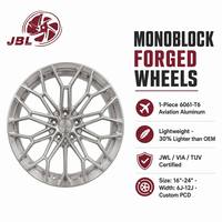 Jantes monobloc forgées 16-24 pouces, finition argent brossé, multi-branches, légères, 5x112 5x120 pour performance, course, coupé, tuning