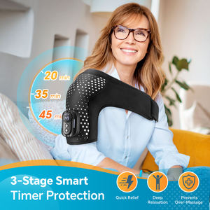 Massaggiatore Elettrico Wireless per Spalle con Funzione Riscaldante e Vibrazione, Fascia Massaggiante Confortevole per Sollievo Mirato di Collo e Spalle - Product Image 6