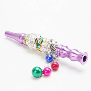 Shisha fumatori arabo di lusso dorato diamante narghilè suggerimenti accessori narghilè in acciaio inox bocchino shisha - Product Image 6