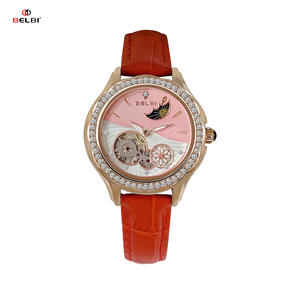 Montre Tourbillon Femme Printemps 2026 - Luxe, Mécanique, Étanche, Bracelet en Cuir, Vente en Gros Usine - Product Image 2