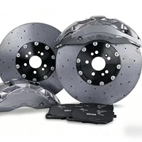 Disco de Freno de Carbono para Auto, Delantero 440mm, Trasero 370mm, Rotor de Freno Cerámico para Audi S6 S7 C7 RS5 RS6 RS7 RS8 2018-2024 GTR R35 BMW M5 F36