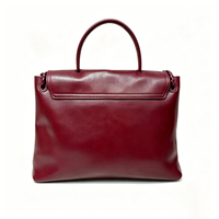 Sac fourre-tout tissé à chaîne couleur unie pour femme, sac à main de luxe en PU, sac à bandoulière de créateur avec poignée supérieure, fermeture à fermoir, décoration nœud, plage