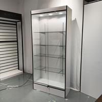 Vitrine d'exposition en verre à vision complète avec éclairage LED et service OEM/ODM pour les magasins de tabac - Prix de gros
