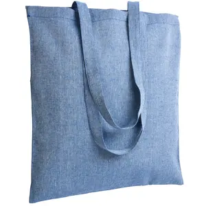 Borsa shopper in cotone riciclato, merchandising sostenibile - Product Image 1