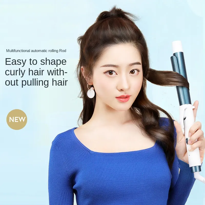 Curling iron big curly wave anion does not hurt hair bangs shake tone with the same style curly hair fan small electric curling