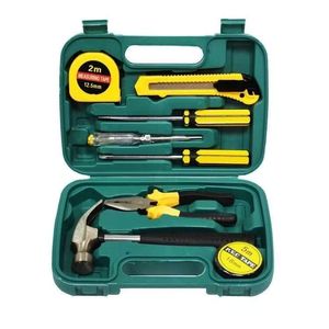 Juego de herramientas de 12 piezas, kit de reparación para el hogar con destornilladores, martillo, alicates, cinta métrica para el mantenimiento del hogar y del vehículo - Product Image 4