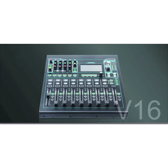 Professional Audio sound system dj controller 16 Channels digital audio mixer for outdoor indoor PA sound Systems