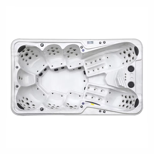 Jacuzzi Exterior 9A70 Dream Backyard para 9 Personas, Bañera de Hidromasaje para Fiestas, Piscina de <span class=keywords><strong>Spa</strong></span> Exterior - Product Image 1