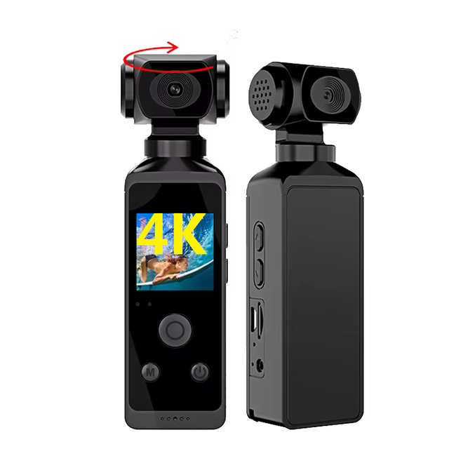 Wifi Mini Action Camera 4K HD 1080P Waterproof Pocket Camcorder HD 1.3'' LCD Screen 270 Degrees Rotatable Motion Mini Cam