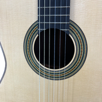 Gitar Replika Torres Spanyol Buatan Tangan Aiersi dengan Finishing High Glossy untuk Dewasa/Wanita/Pria/Pemain Gitar