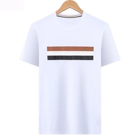 Nouveau T-shirt décontracté pour homme 2026, imprimé, respirant, en pur coton, doux pour la peau, T-shirt épais à manches courtes pour homme