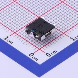 GT-TC090A-H031-L1 Tactile <b>Switch</b> SMD-5P,6.2x6.2mm <b>Switch</b> Single Pole Single Throw Round Button 1.6N Vertical Mount - Product Image 2