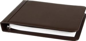 אספקת 2 לקפל a4 גודל העסק לבדוק טובל <span class=keywords><strong>7</strong></span> טבעת 3-up דלוקס כיסוי pu עור כיסוי pvc בסגנון cover כרטיס ביקור נוסף במקרה כרטיס ביקור נוסף - Product Image 3