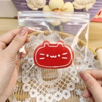 Jouet Squishy en TPR Motif Patte de Chat Pastèque Rouge, Étoile et Bande, Mignon, Anti-stress, Unisexe, 14+, Cadeau, Thérapie, Fête