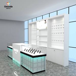 Mostrador de Tienda con Diseño de Estante Frontal con Luz LED para Exhibición de Teléfonos Celulares - Product Image 6