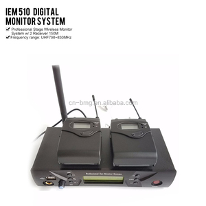 Hệ Thống Giám Sát Sân Khấu IEM-510 IEM 510 Hệ Thống Giám Sát Không Dây Kỹ Thuật Số Trong Tai Sân Khấu Chuyên Nghiệp W/2 Bộ Thu 150M - Product Image 5