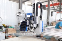 Solution de routage CNC automatique pour l'étiquetage et le perçage latéral, ligne de production de meubles pour usine de meubles en panneaux