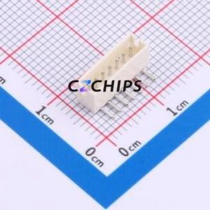 ZX-ZH1.5-WZ7P Wire-to-Board Pin Header Bent Lead Through Hole,P=1.5mm Connector 1x7P 1.5mm Right Angle Insert ZH - Product Image 1