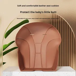 Silla de Comedor <span class=keywords><strong>para</strong></span> Bebé de Bambú, Plegable, Multifuncional, Portátil, Móvil, Almacenamiento <span class=keywords><strong>para</strong></span> el Crecimiento de los Niños, Uso Doméstico - Product Image 4