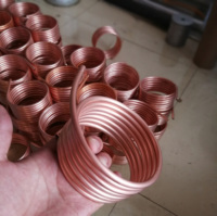 Bobine de condensateur de tube de cuivre de haute qualité plateau d'encens anti-moustique Tube de cuivre Tubes droits en cuivre à bas prix bobines en spirale